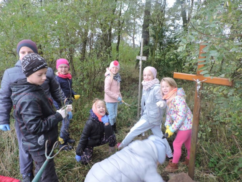 Zuchy sprzątanie grobów